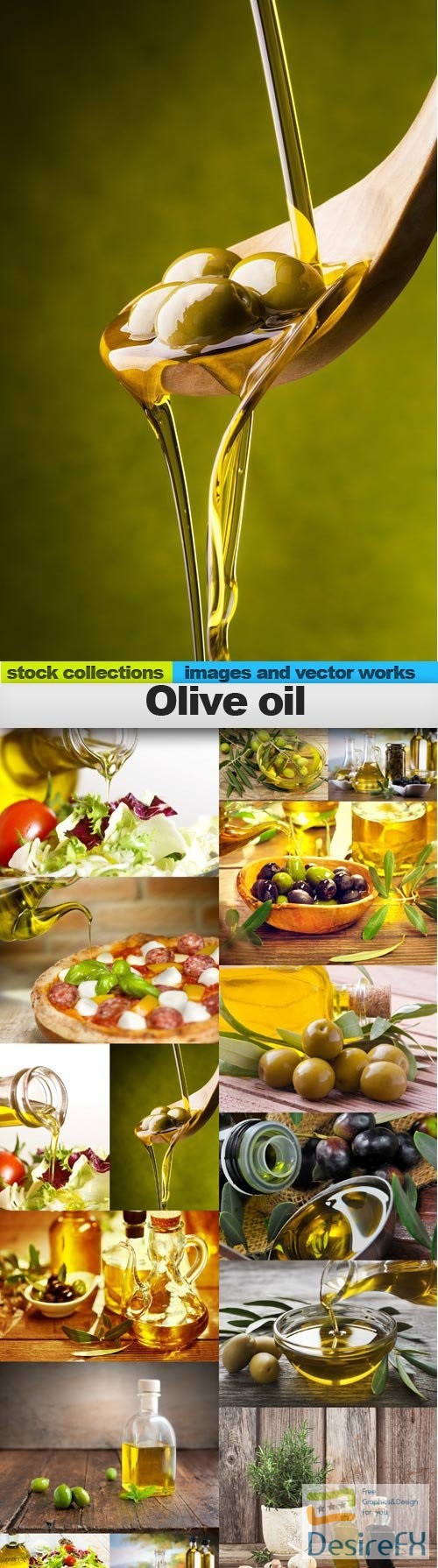 Olive oil, 15 x UHQ JPEG