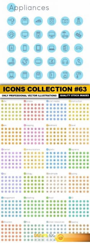 Icons Collection #63 – 25 Vector