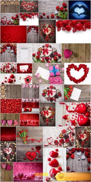 Love, Romance, Heart, Gifts – Valentines Day part 3 – Set of 40xUHQ JPEG Professional Stock Images