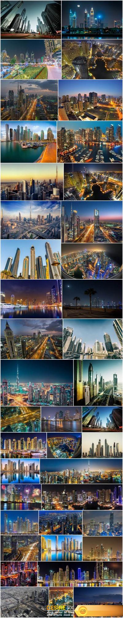 Dubai Travel – Skyscrapers, Set of 42xUHQ JPEG Professional Stock Images