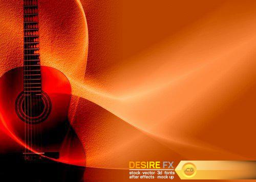 Abstract background music 6X JPEG