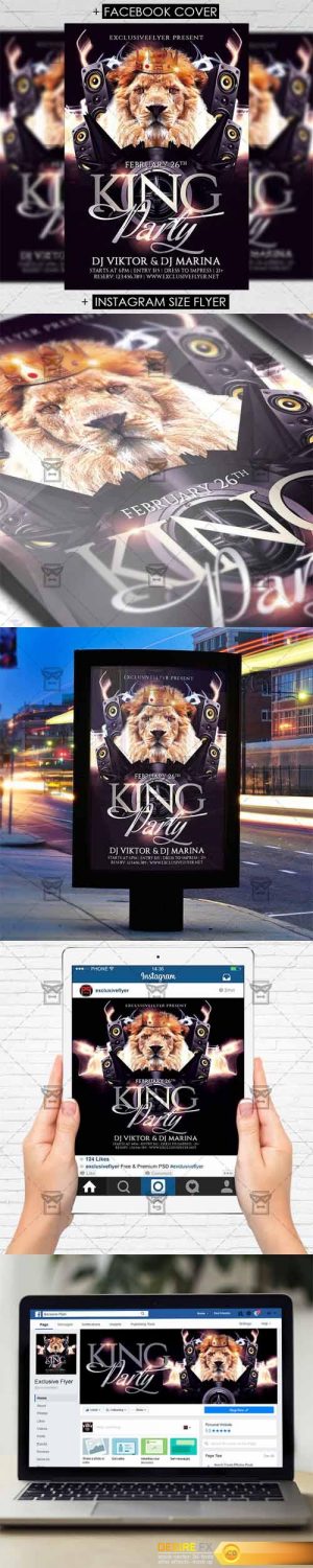 Flyer Template – King Party