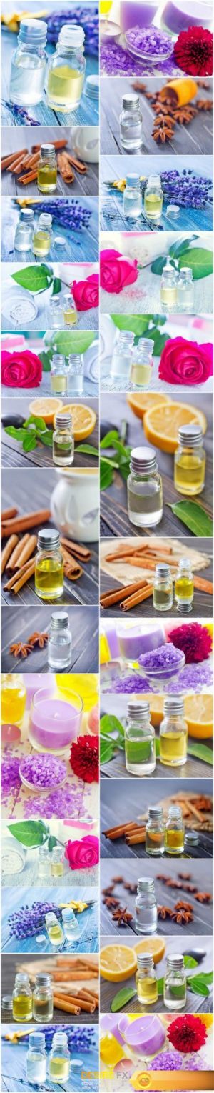 Sea salt, soap, candle and aroma oil 4 – Set of 26xUHQ JPEG Professional Stock Images