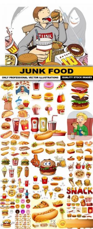 Junk Food – 25 Vector
