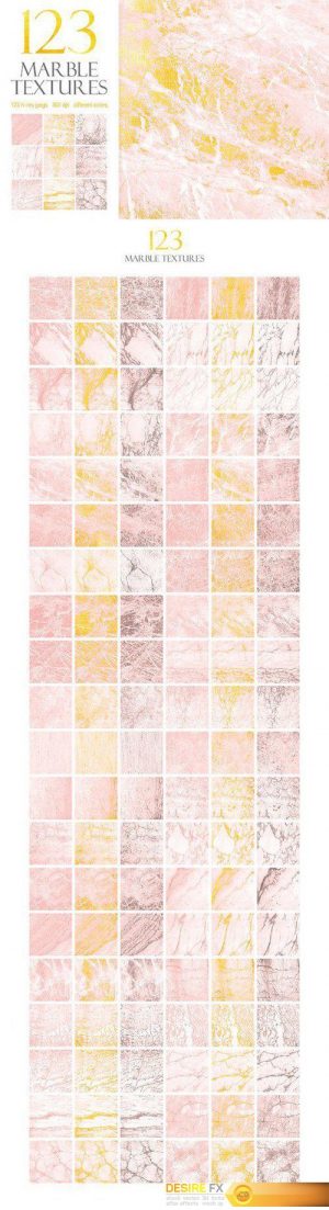 CM – 123 Marble Pink & Gold Textures 1405434
