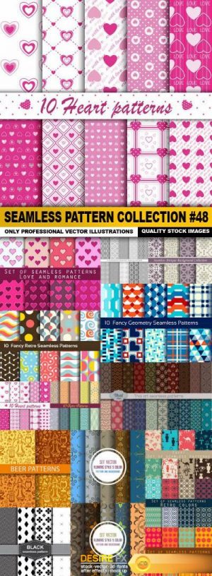 Seamless Pattern Collection #48 – 15 Vector