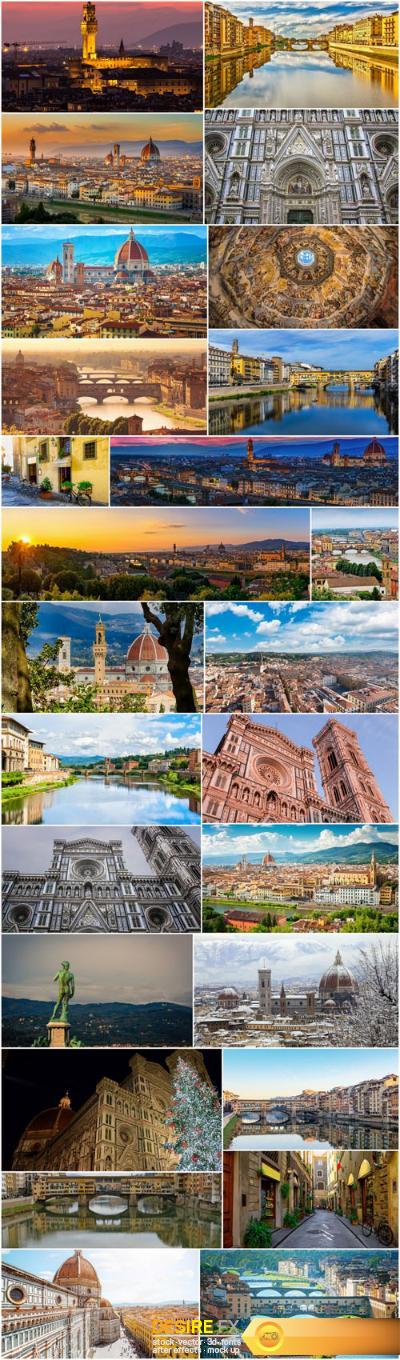 Italian Travel – Florence, Tuscany – 26xUHQ JPEG