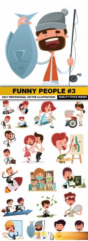 Funny People #3 – 20 Vector