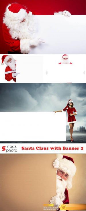Photos – Santa Claus with Banner 2