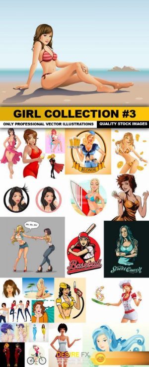 Girl Collection #3 – 25 Vector