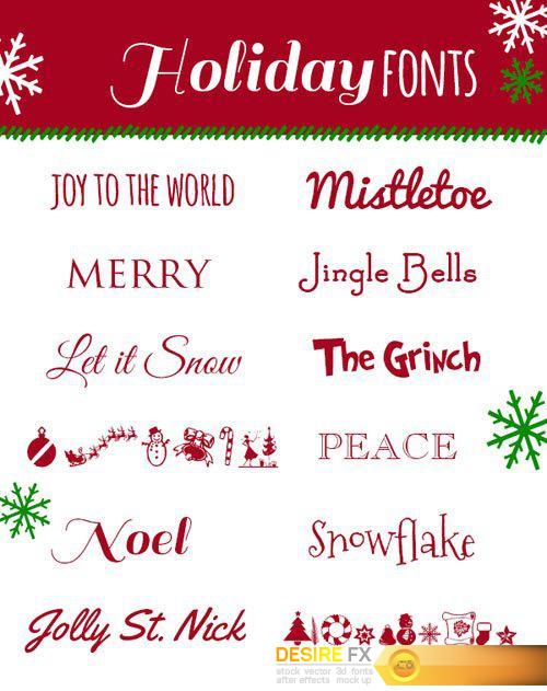 Download 12 Holiday Fonts [TTF/OTF] - DesireFX.COM