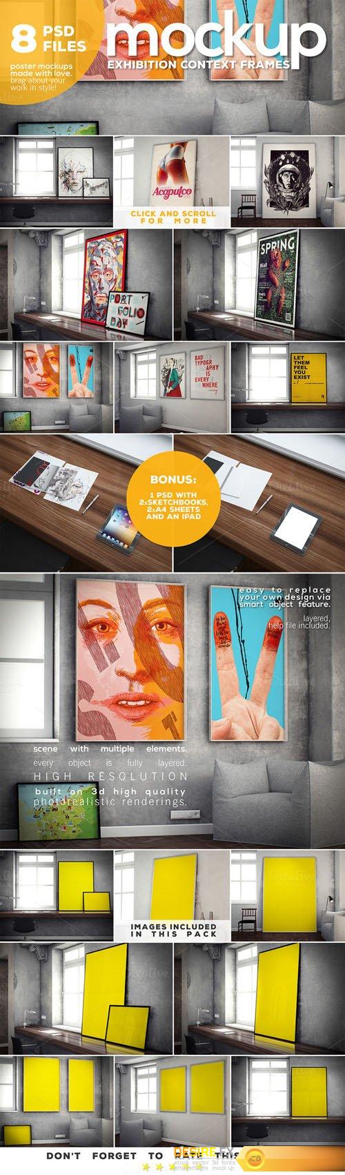 Download Download Poster Mockup vol.3 - Context Frames ...