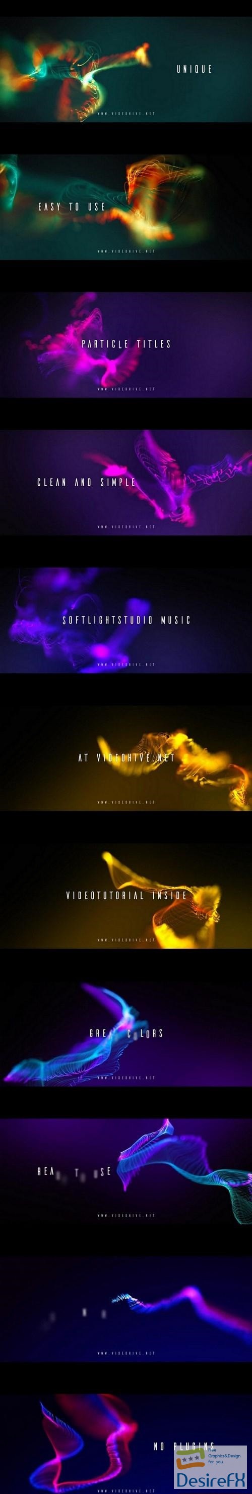 Videohive 16867110 Particle Titles