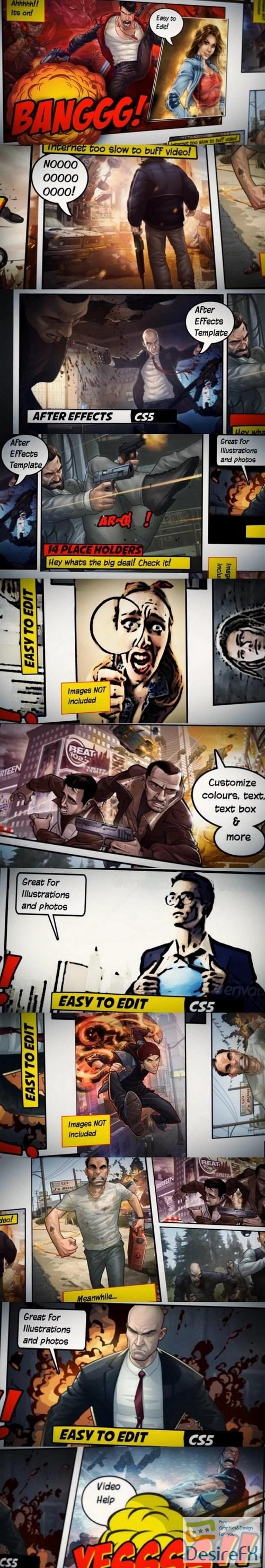 comic strip 8635917 videohive free download after effects templates