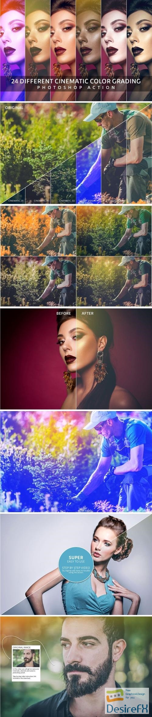 photoshop color grading actions free download