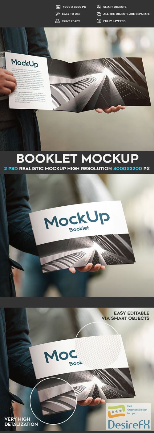 Download Download Booklet - 2 PSD Mockups | DesireFX.COM