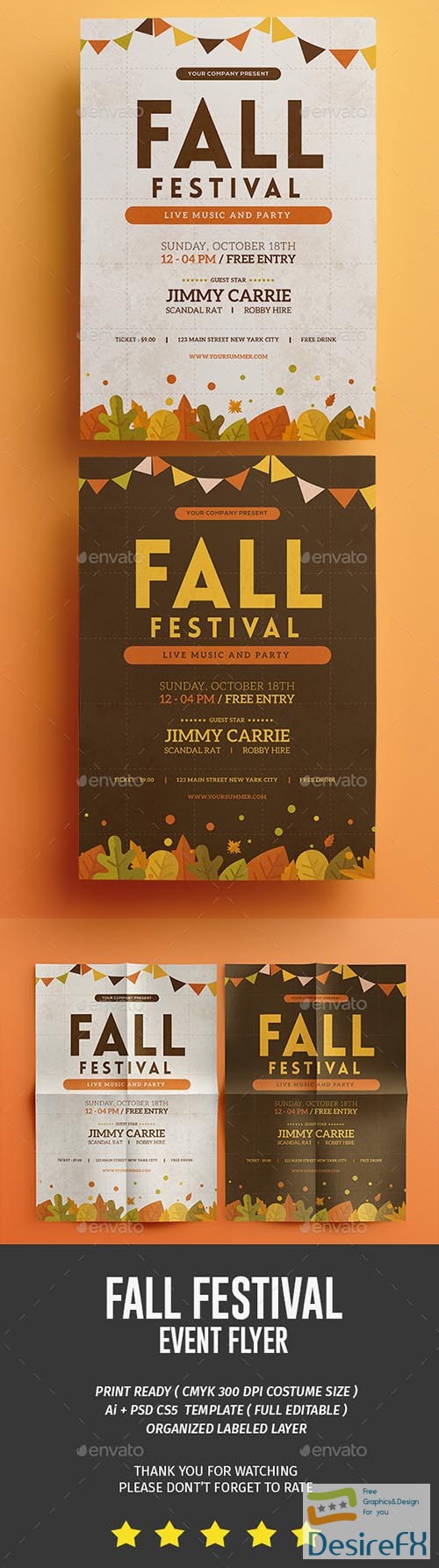 Fall Festival Flyer 18049266