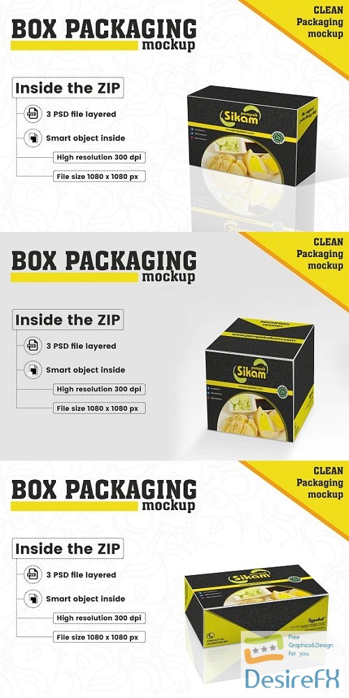 Box Packaging Mockup 2314858
