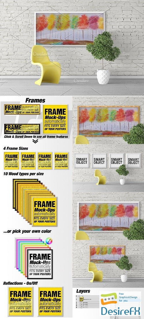 Download Desirefx.com | Download Frame Mockups Vol 3 1512348