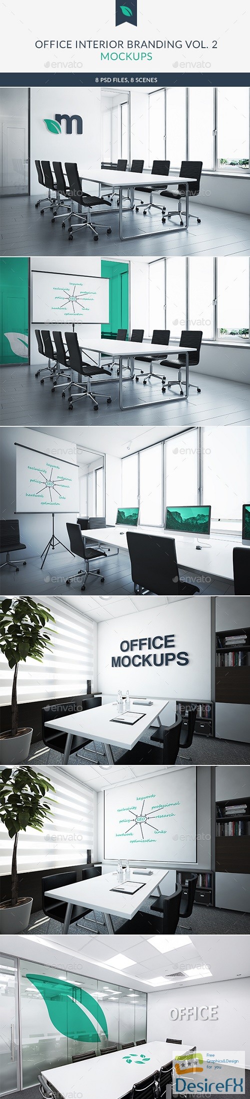 Download Office Interior Branding Mockups Vol2 21486903 - DesireFX.COM