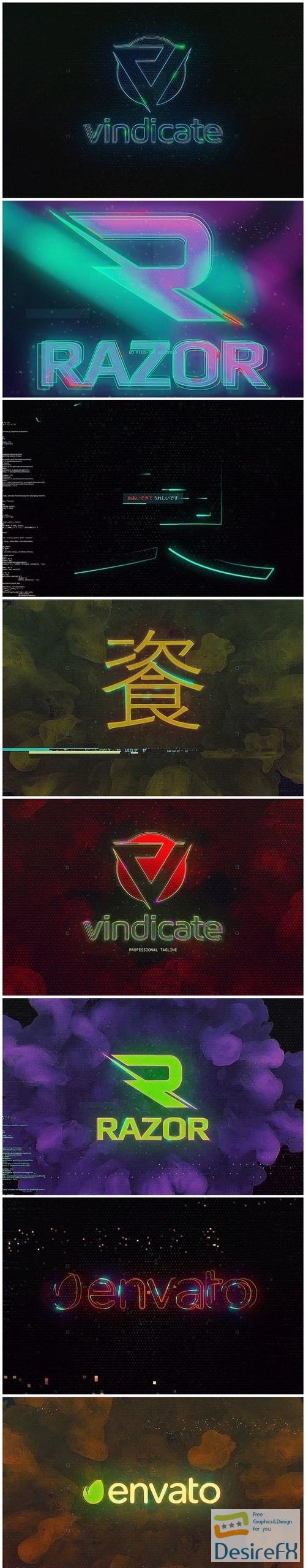 Download Videohive Cyberpunk Glitch Logo Reveal Desirefx Com