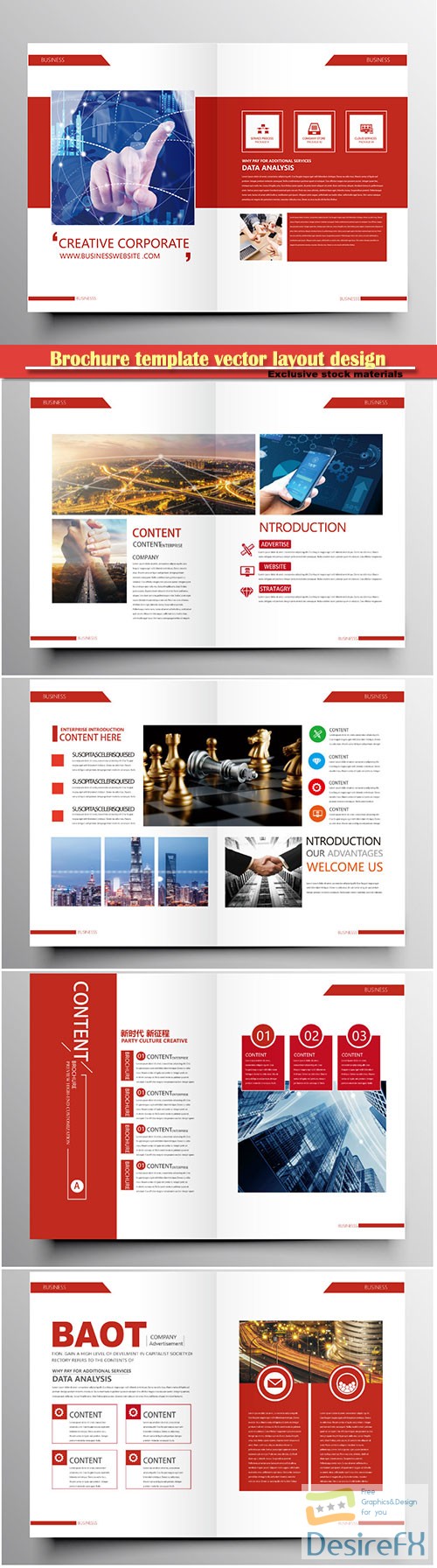 Download Download Brochure template vector layout design, corporate ...