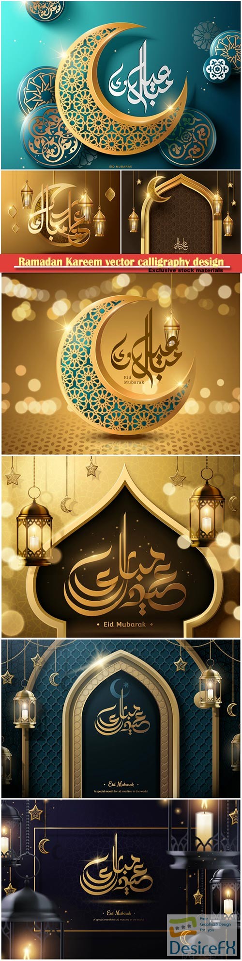 Download Download Ramadan Kareem vector calligraphy design with ...