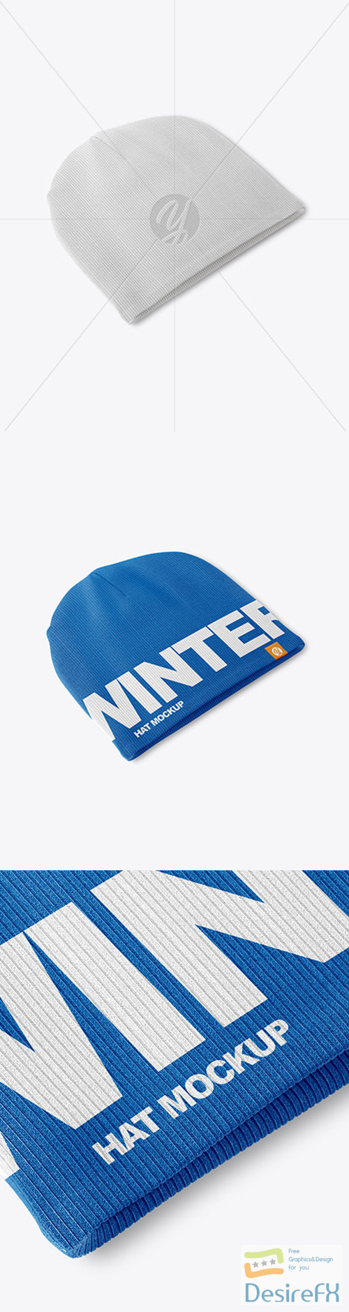 Download Desirefx.com | Download Winter Hat Mockup 52047