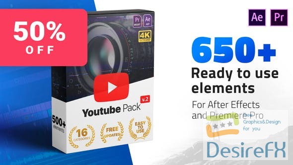 Download Download Videohive Youtube Pack V2 24980642 | DesireFX.COM