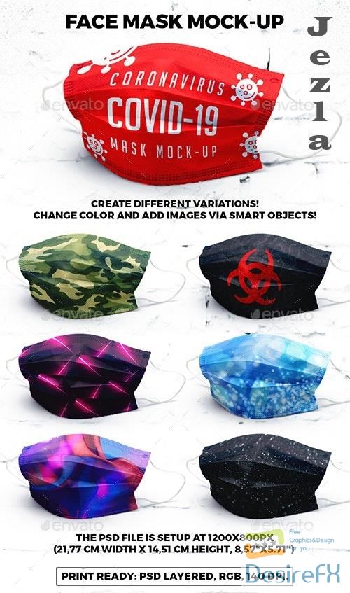 Download Desirefx.com | Download Face Mask Mock-up - 26376915