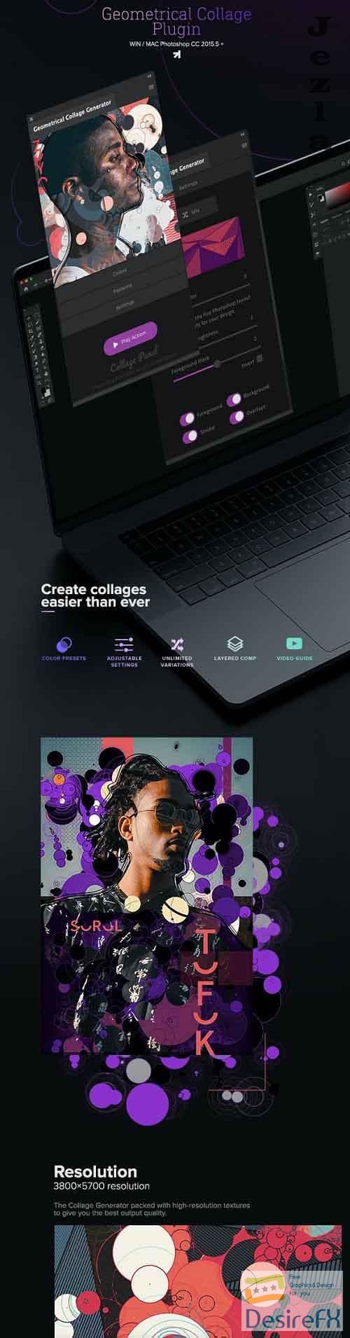 Download Download Geometrical Collage Generator - Photoshop Plugin ...