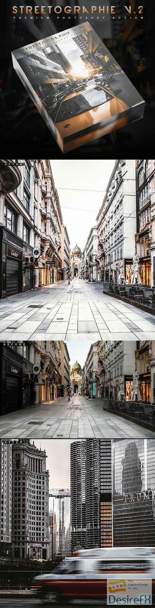 Streetographie V.2 - Premium Photoshop Action 26769090