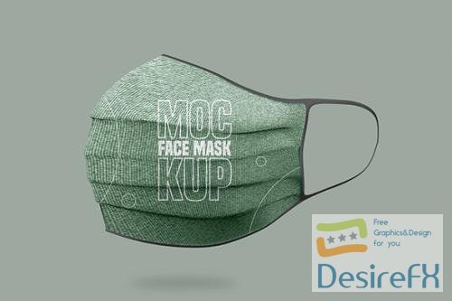 Face Mask Mockup - Vol 02 PSD