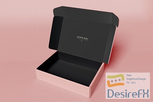 Download Download Opened Box Mockup PSD | DesireFX.COM