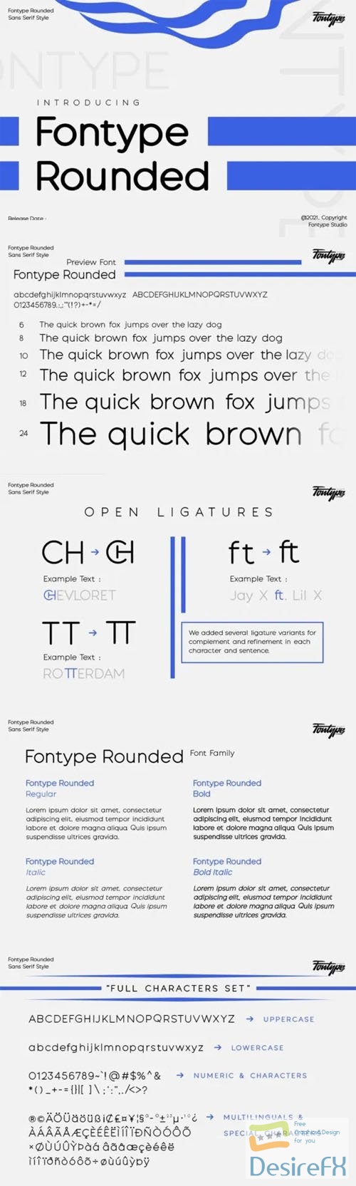 Fontype Rounded Sans Serif Font Family 4-Weights