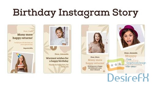 Download Birthday Instagram Story 33131158 | DesireFX.COM