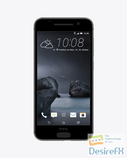 Carbon Gray HTC A9 Phone Mockup 50453