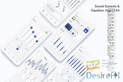 Sound Systems &amp; Equalizer App UI Kit