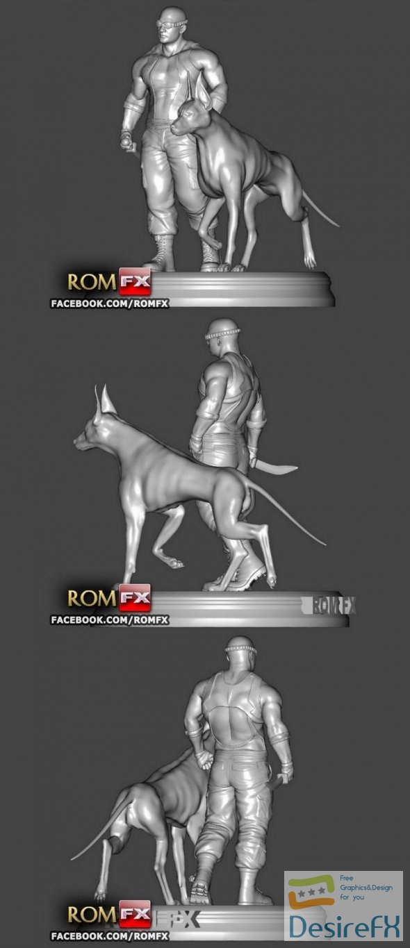 Riddick Action Figure 3D Print