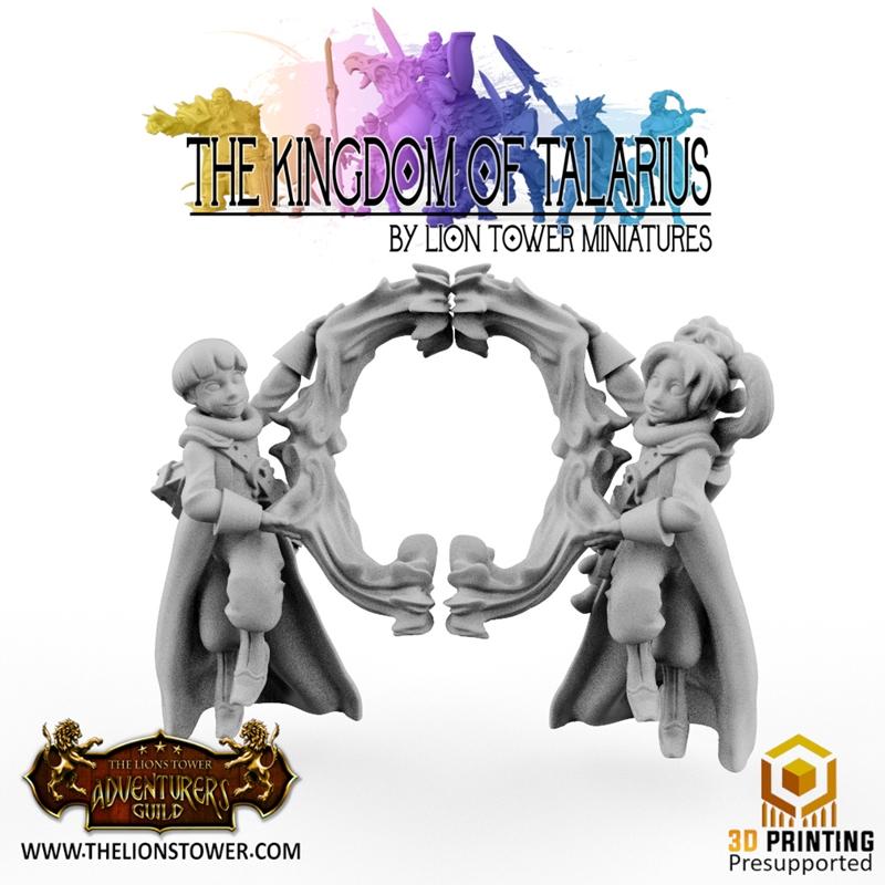 Kingdom of Talarius - The Twins, Pandi and Portia – 3D Print