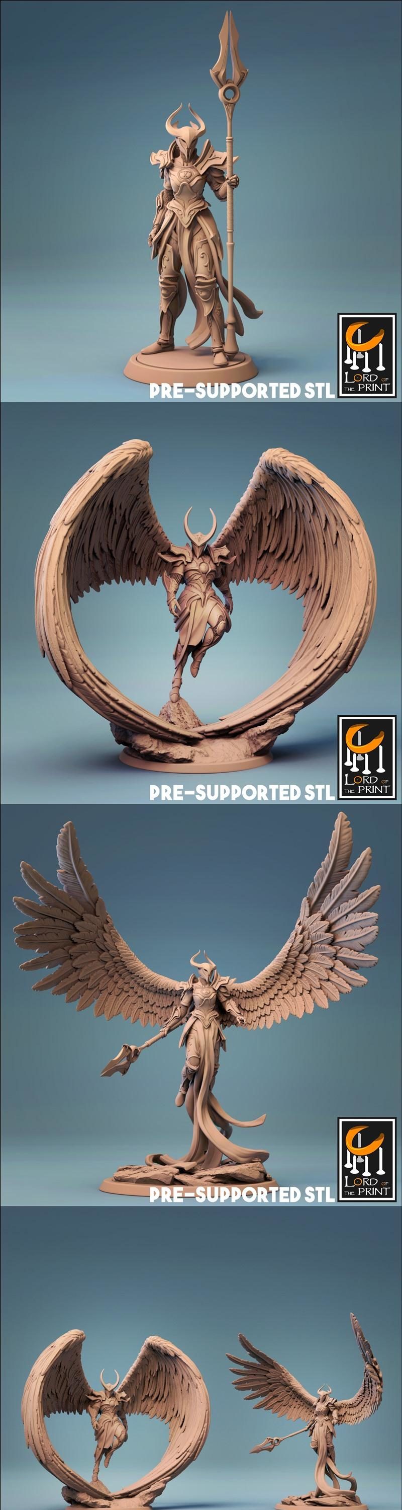 ﻿Angelic Warrior – 3D Print