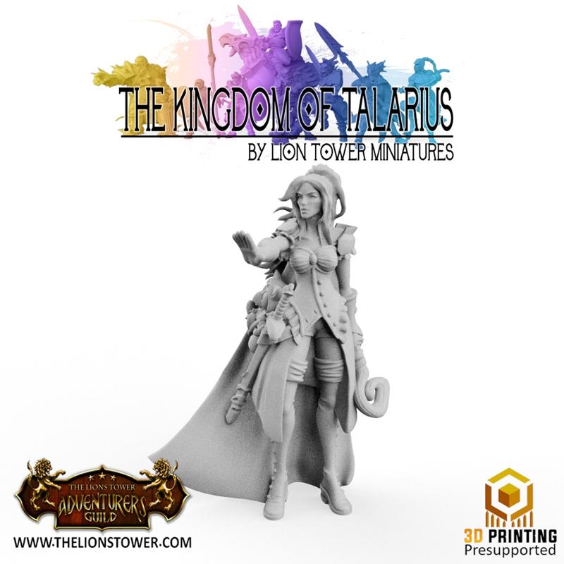 Kingdom of Talarius - Lilly, Arch White Mage – 3D Print