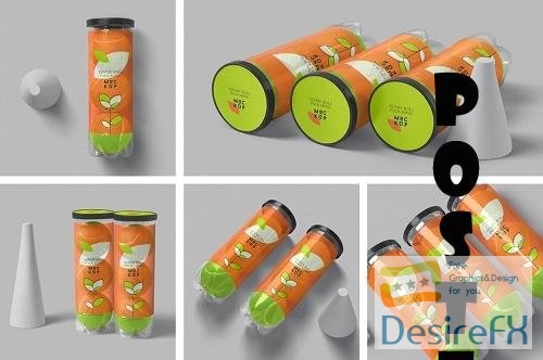 Download Tennis Ball Packaging Mockups - 6914832 - DesireFX.COM