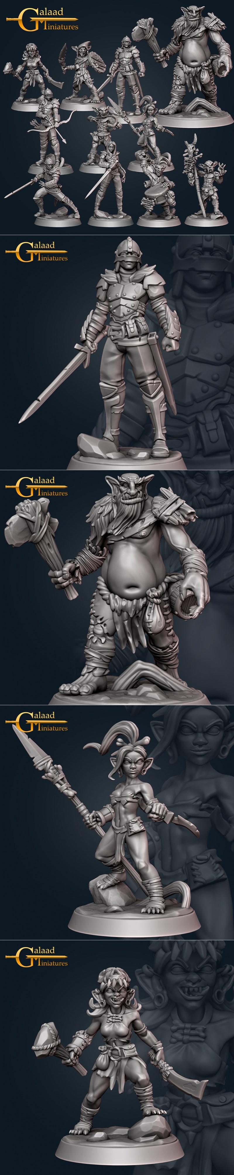 Download Galaad Miniatures January 2022 – 3D Print - DesireFX.COM