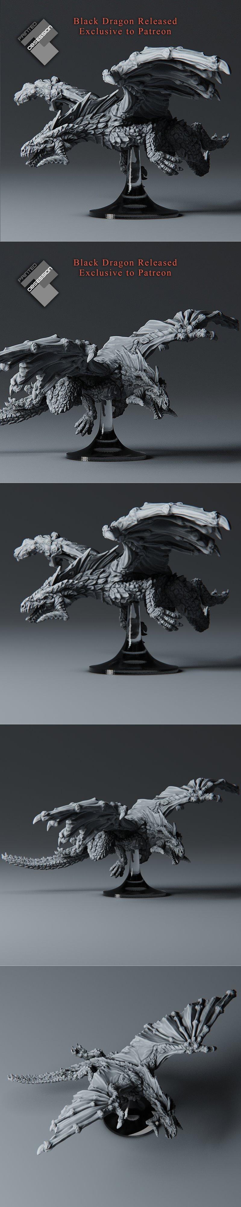 Black Dragon – 3D Print