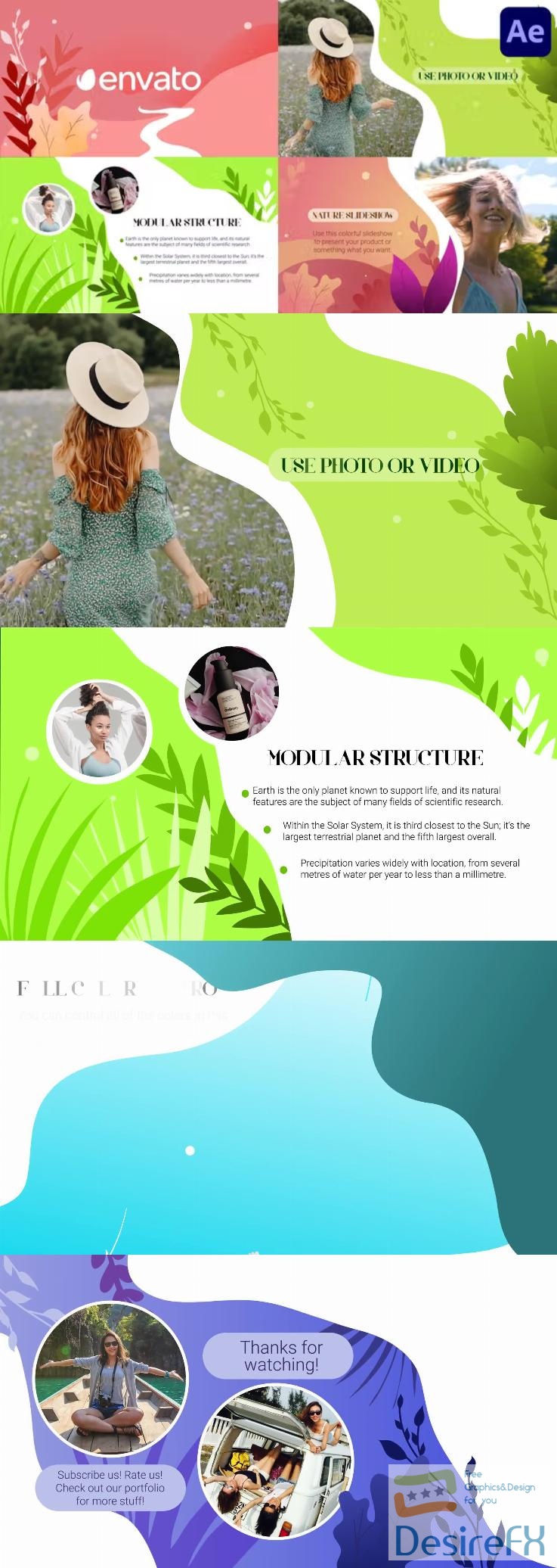 nature after effects template free download