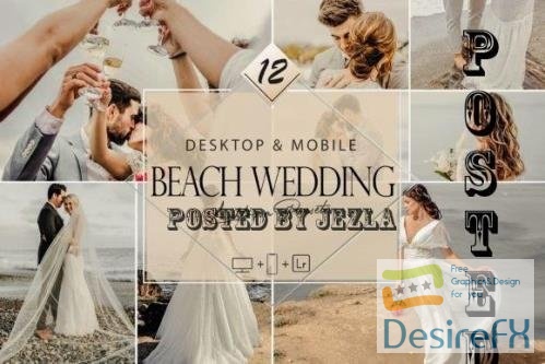12 Beach Wedding Lightroom Presets