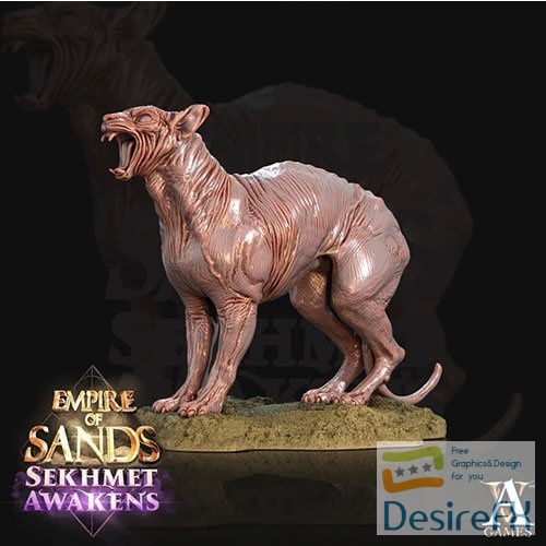 Download Sphinx Cat 3D Print Model - DesireFX.COM