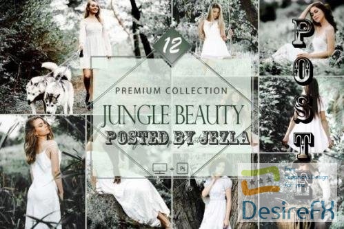 12 Photoshop Actions, Jungle Beauty Ps