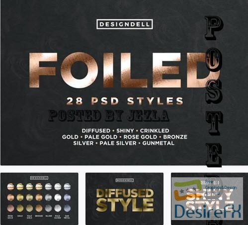 Foil Photoshop Layer Styles - 2P9CRDD